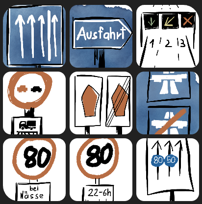 German Highway Sign Quiz
